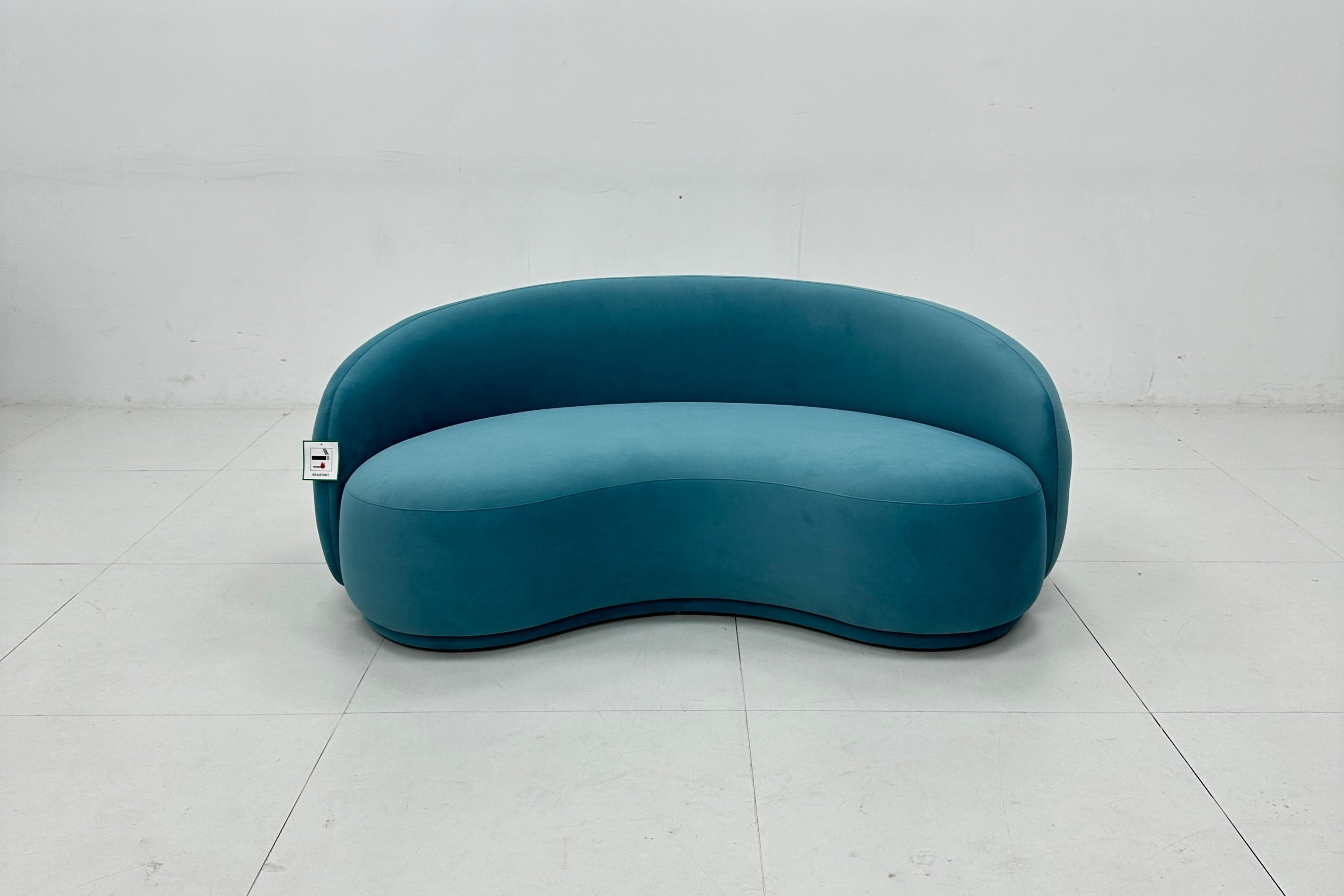 Velvet Curved Sofa MODAL-30 Made To Order