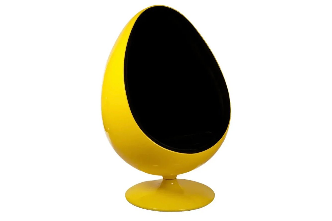 Pod Egg Chair Walnut/White/Red/Yellow/Shell Made to Order