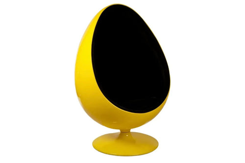 Pod Egg Chair Walnut/White/Red/Yellow/Shell Made to Order