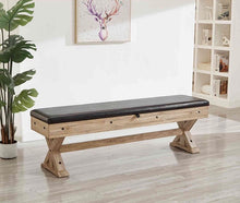 7ft Pool Dining Table Tennis Table Benches Game Room Man Cave