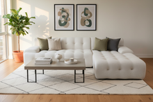 L Shaped 4 Seater Modular Sofa Contemporary Retro Made To Order