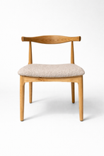 Mid Century 1960s Boucle Hans W Elbow Chair Inspired Dinning Office Chair