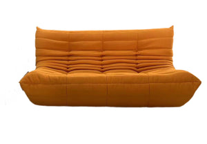 Orange Modular Bean Bag Lazy Chair 3 Seater in stock