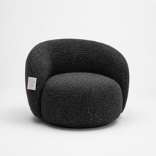 Charcoal Grey Chenille Curved 3 Seater + 1 seater + Lounge Chair Set Bundle Sale
