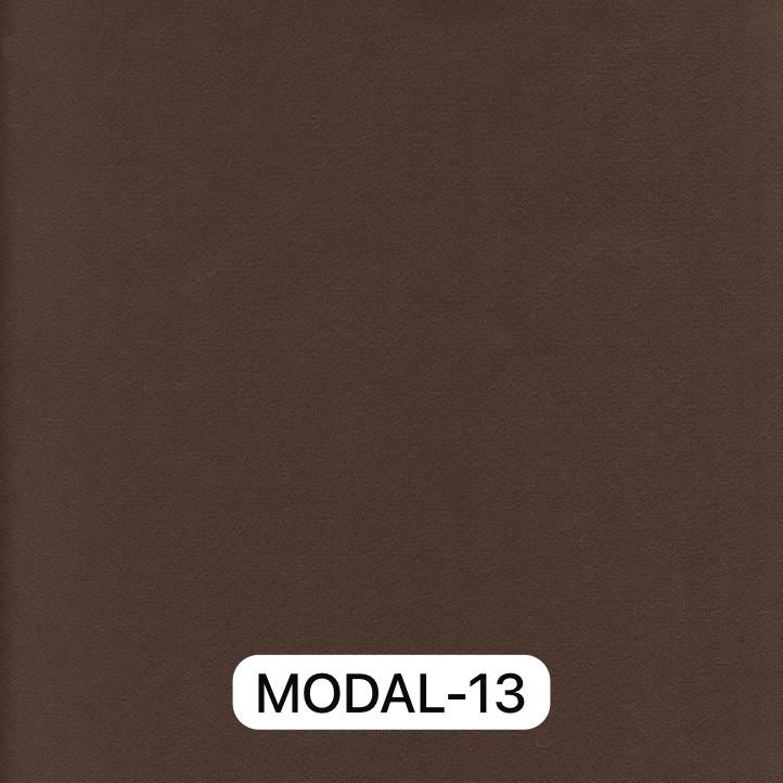 Chocolate Brown Velvet MODAL-13 3 Seater Sofa Contemporary Retro Design Made To Order