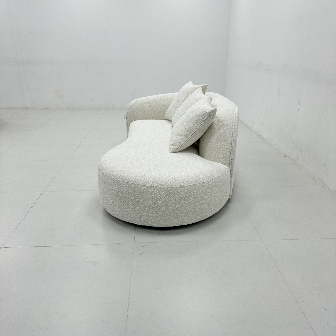 Curved 2 Seater Sofa Velvet YA-ML-06 Made To Order FREE UK Delivery