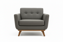 Modern Scandinavian Style Grey 1 Seater Sofa in stock