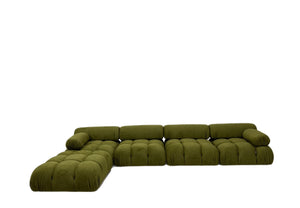 Olive green Modular sofa in stock