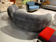 Grey Chenille Curved 3 Seater + 1 seater Ex-Displays