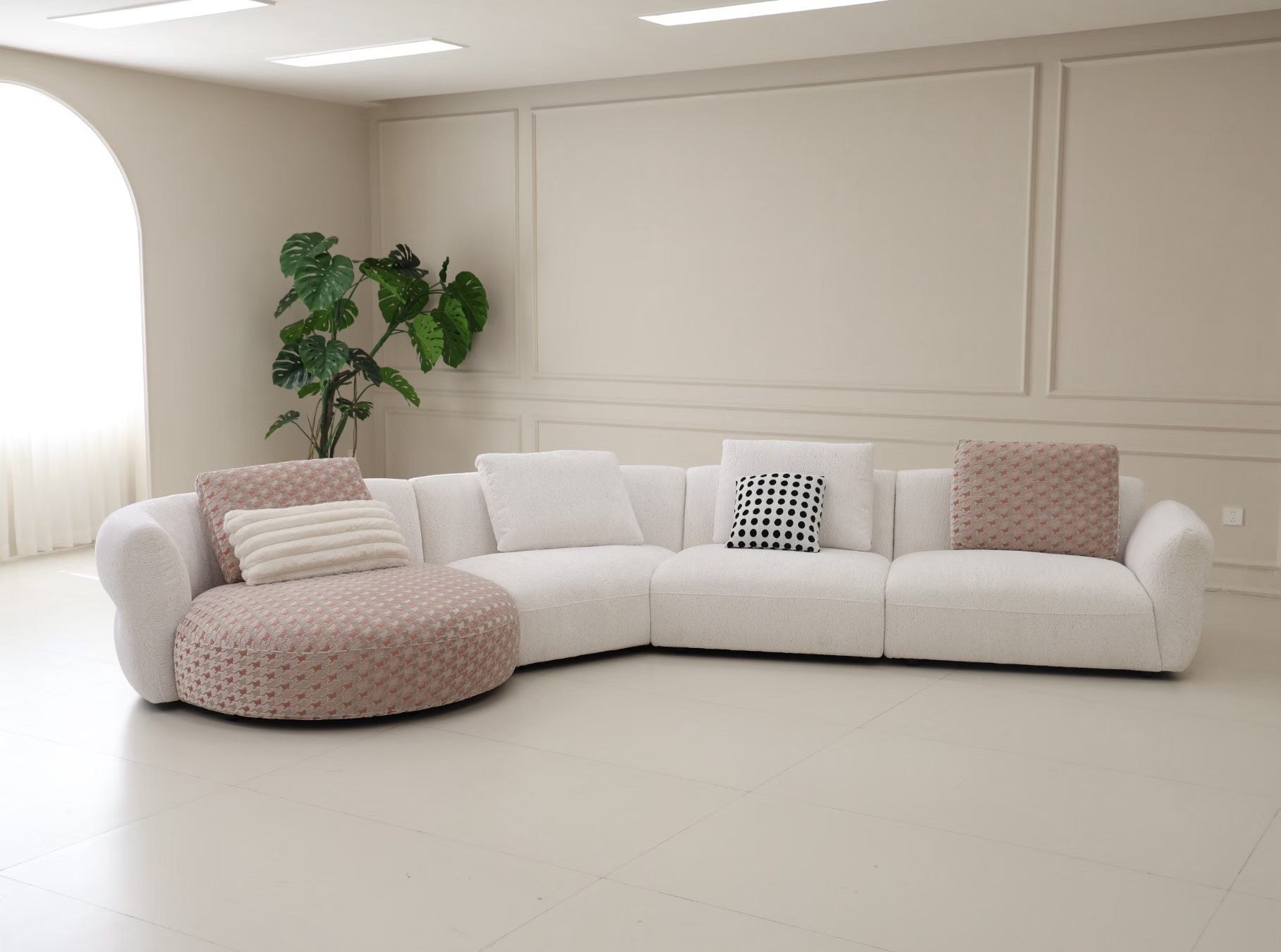 Extra Large Luxury Curved Corner Sofas for Spacious Living Rooms