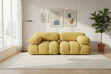 Yellow Velvet Modular sofa - Choice of Fabric & Colour Made To Order