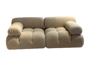 Beige Boucle Modular sofa - Choice of Fabric & Colour Made To Order