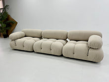 Beige Velvet Sofa 3 Seater Modular Modal-03 Made To Order