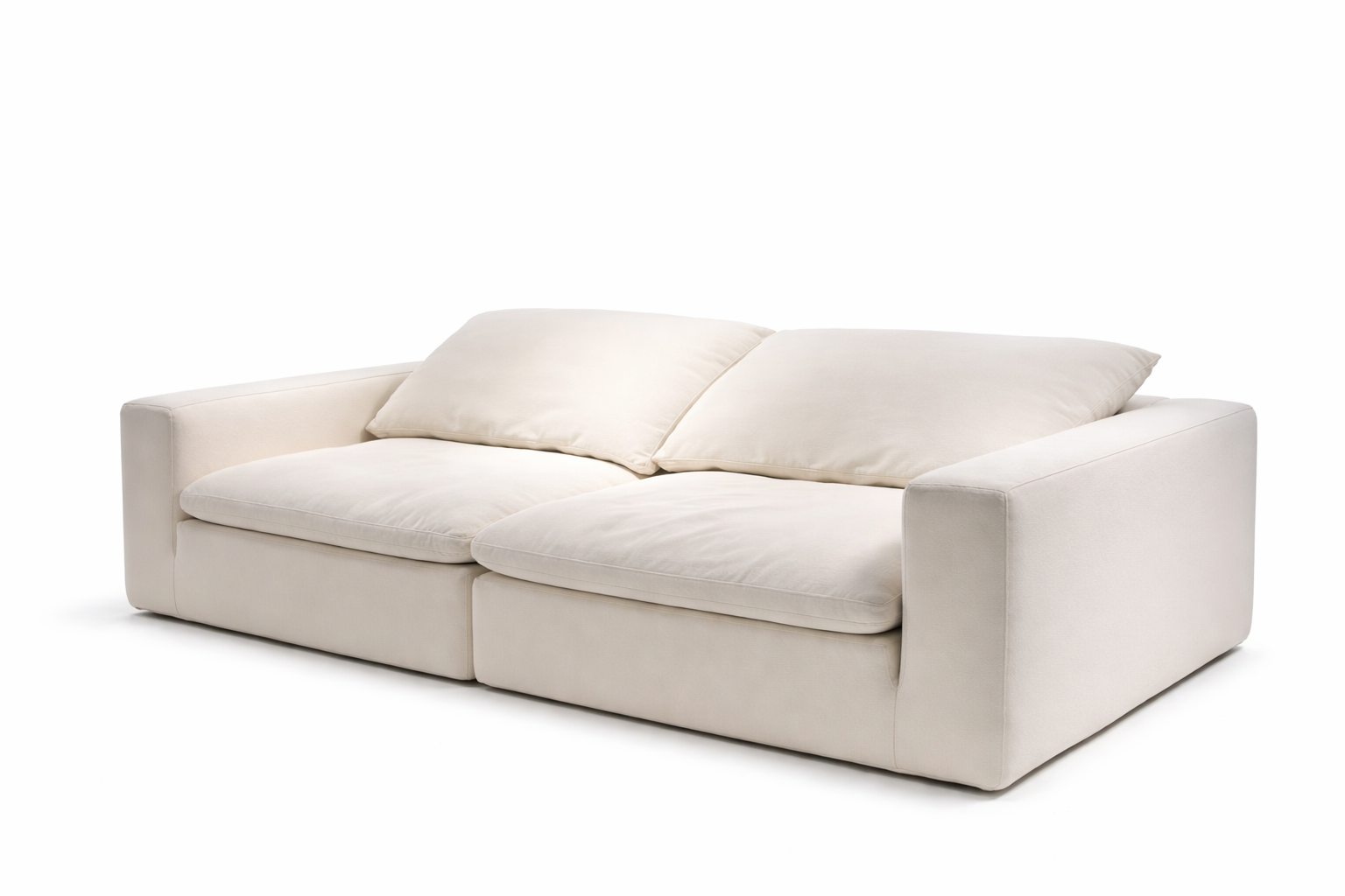 2 Seater Cloud Sofa – Feather-Filled Luxury Modular Sofa