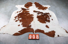 Mid-Century Lounge Chair & Stool – Brown&White Cowhide, Rosewood Finish Plywood Made to Order