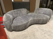 Grey Chenille Curved 3 Seater + 1 seater Ex-Displays