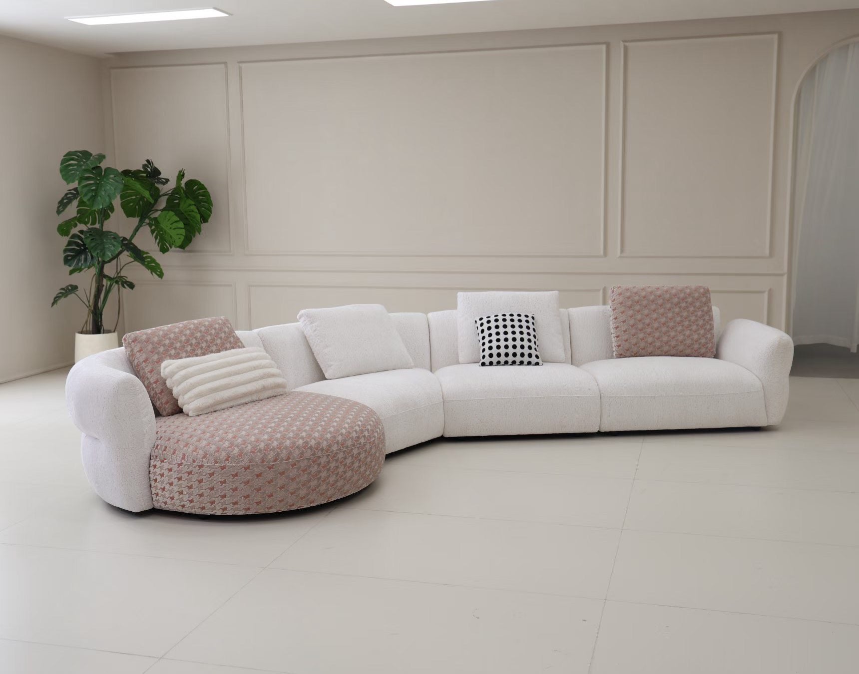 Extra Large Luxury Curved Corner Sofas for Spacious Living Rooms
