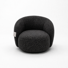 Charcoal Grey Chenille Curved 3 Seater + 1 seater + Lounge Chair Set Bundle Sale