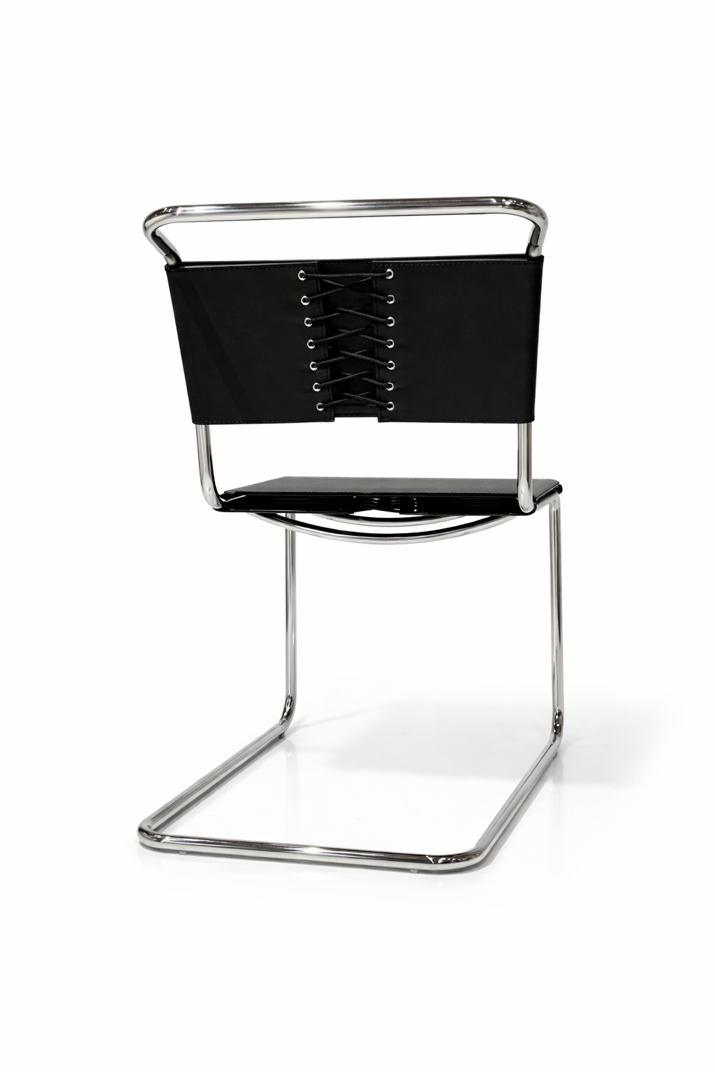Mid Century Chrome Stainless Steel Frame 1960s Style Dinning Office Chair
