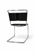 Mid Century Chrome Stainless Steel Frame 1960s Style Dinning Office Chair