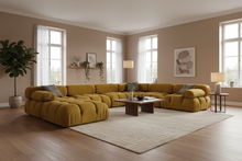 Mustard Velvet Modular sofa - Choice of Fabric & Colour Made To Order