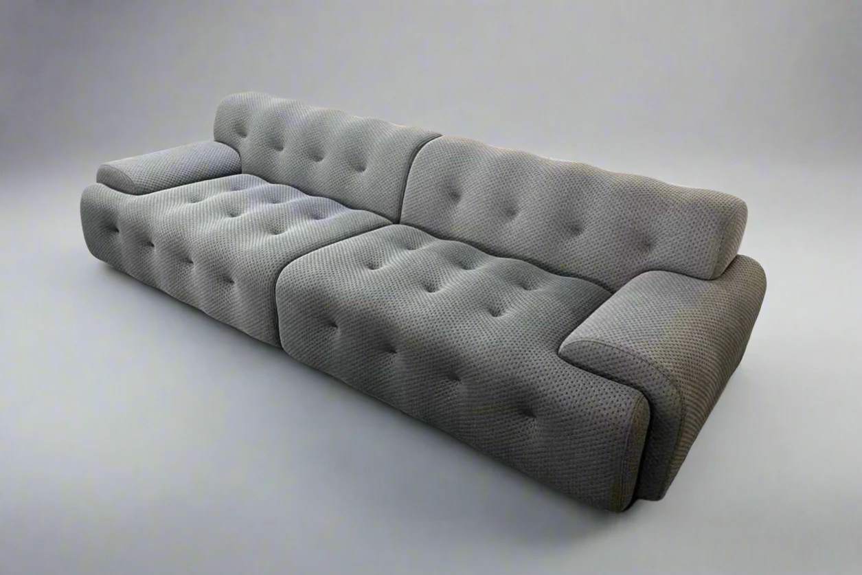 4 Seater Sofa Contemporary Retro Design Made To Order FREE UK Delivery