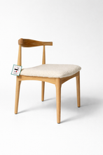 Mid Century 1960s Boucle Hans W Elbow Chair Inspired Dinning Office Chair