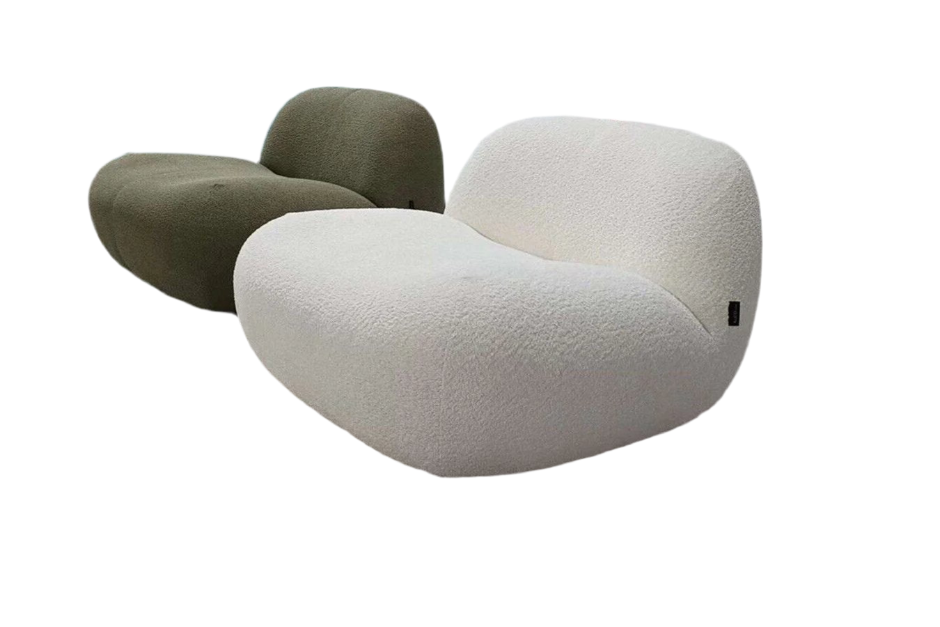 Luxury Boucle 1 Seater Chair Chocie of Fabric
