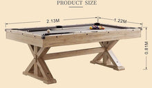 7ft Pool Dining Table Tennis Table Benches Game Room Man Cave