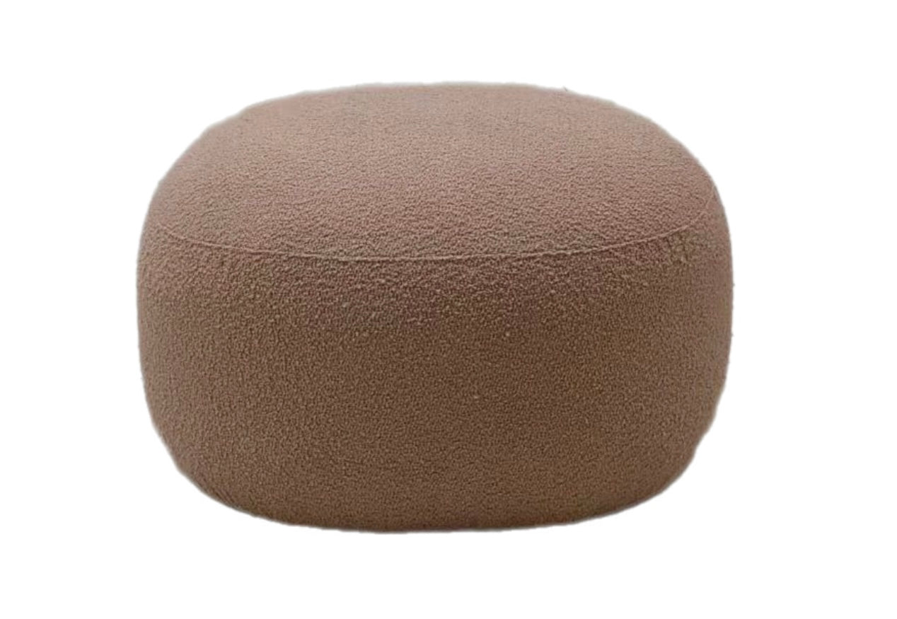 Ottoman x1 In Teddy-38 Boucle Made To Order