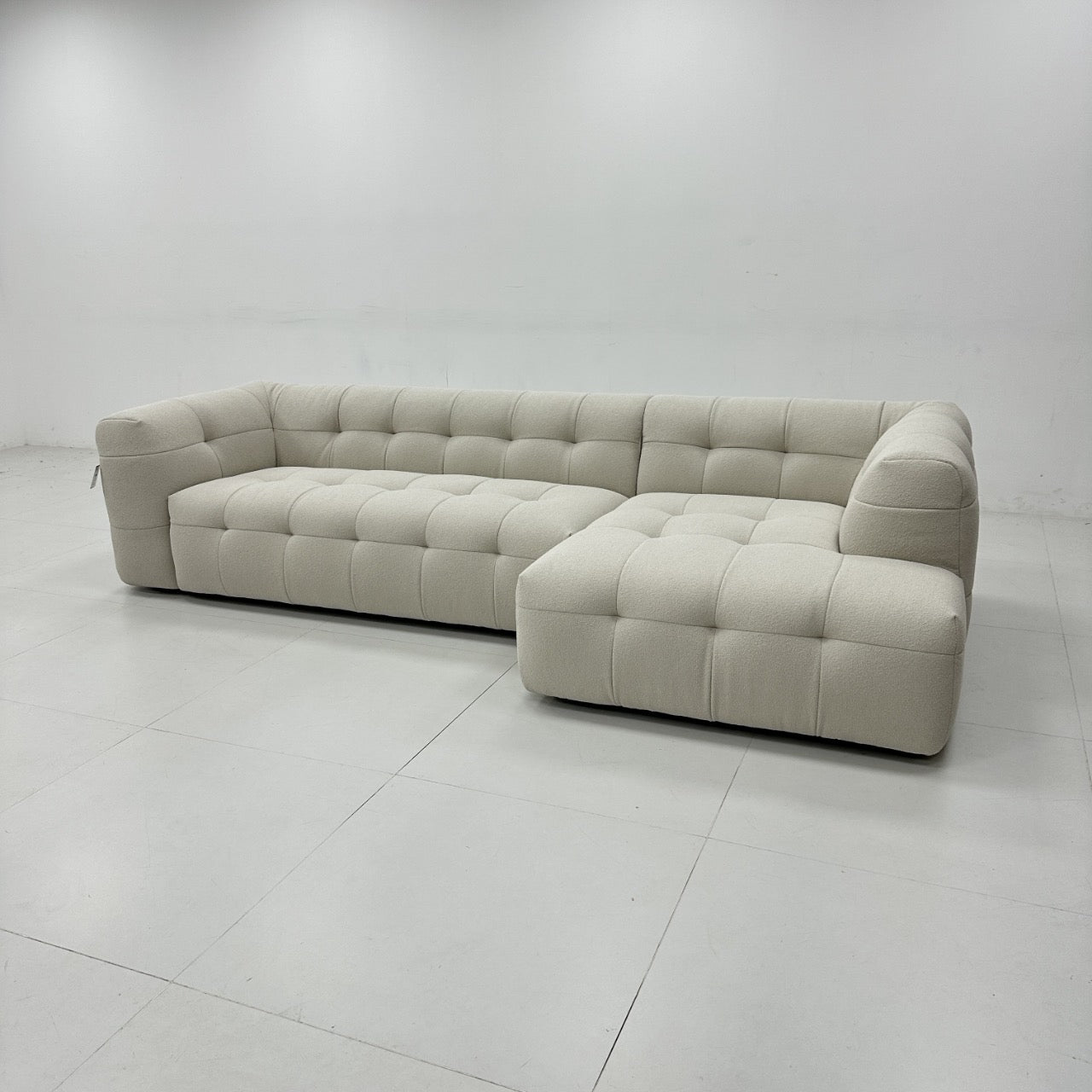 Bubble Corner L-Shape sofa Teddy C-19 Right Hand Side Facing Corner 50% Remaining Balance