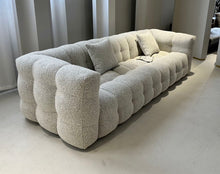 Bubble Sofa 3 seater + 2 seater Set Made In Light Grey Boucle Made To Order