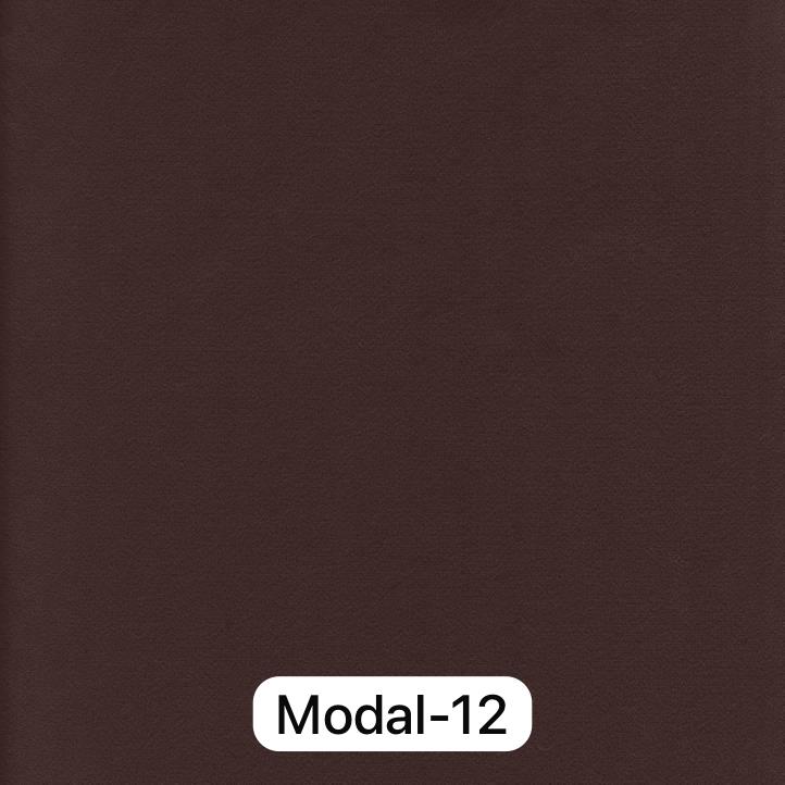 Modal-12 Brown Velvet Curved Sofa Made To Order