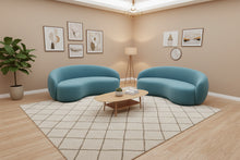 Velvet Curved Sofa MODAL-30 Made To Order