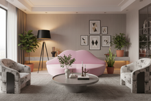 Pink Velvet Lips Sofa