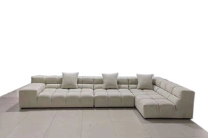 Cream White Modular Corner Sofa seater Choice Of Fabric Colour Made To Order