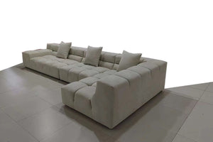 Cream White Modular Corner Sofa seater Choice Of Fabric Colour Made To Order