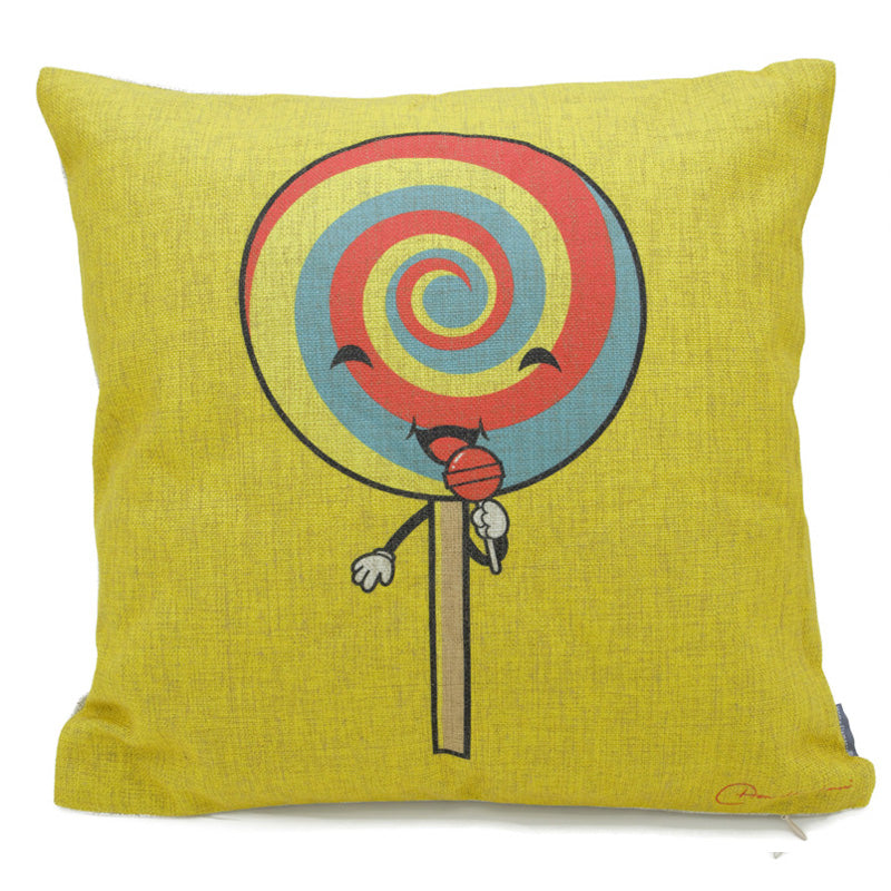 I Loe Lollipop Cushion With A Story