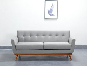 Design Scandinavian Style Grey 3 Seater Sofa 3 Choice of Colours