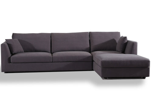 Large Right Corner Sofa Dark Grey 4 Seater Sofa The New Urban Morden